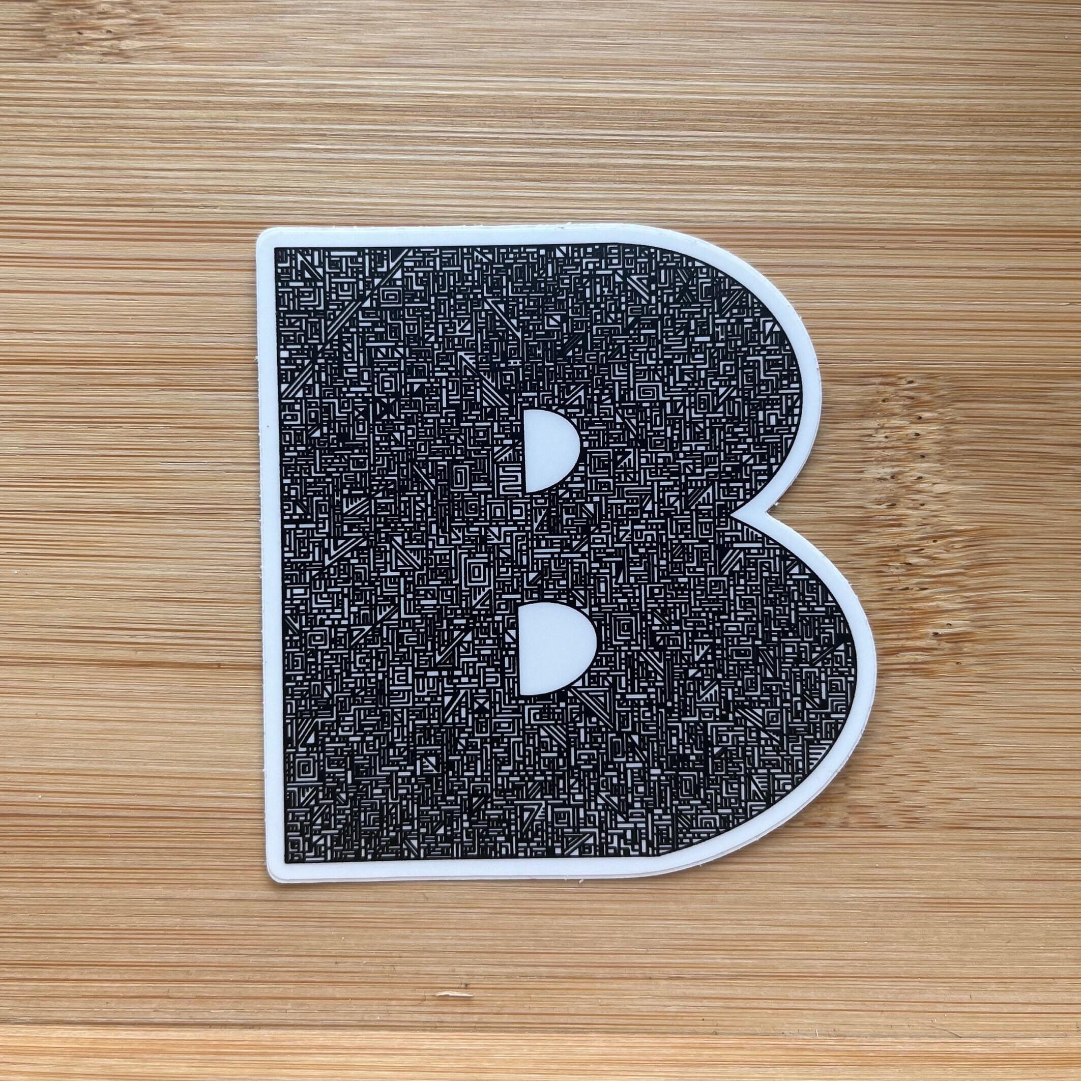 Letter B Sticker - Etsy