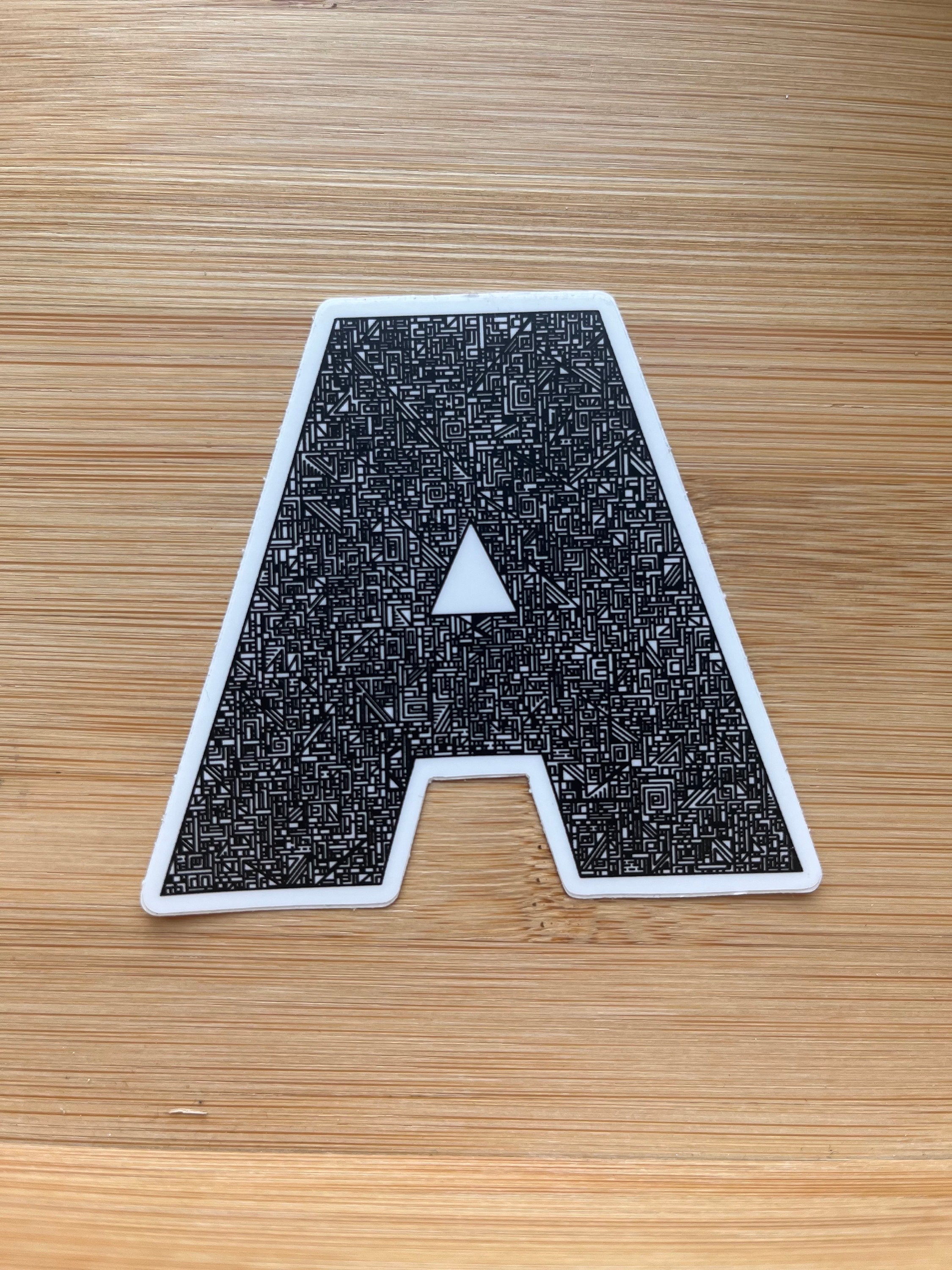 Letter A Sticker