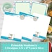 Palm Tree Printable Christmas Stationery Set Letter Paper Letterheads 5 ...