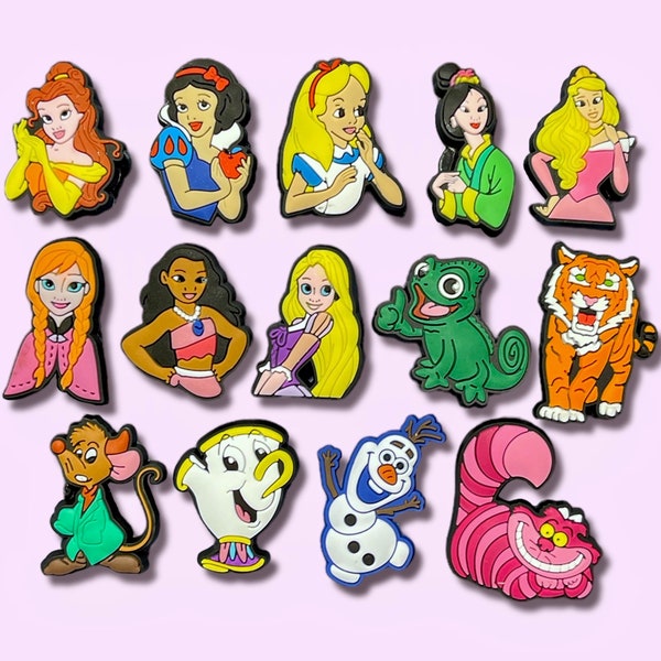 Side Kick Croc Charms - Princess Croc Charms - Girl Accessories - Magical Charms - Croc Accessories - Shoe Accessories