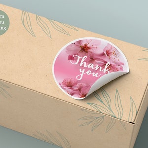 Adesivos personalizados de agradecimento, adesivos redondos em massa, adesivos de embalagem adesiva, obrigado para empresas, pequenas empresas, impressos/digitais