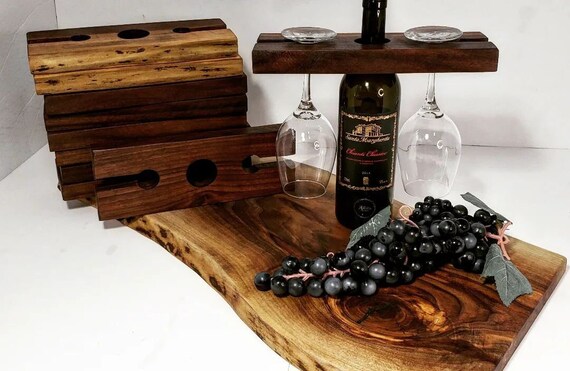 Etsy wine caddy sale