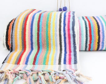 Turkish Bath Towel, Rainbow Towel, Soft Towel, Thick Absorbent Towel, Spa Towel, Pool Towel, Beach Towel, Hand Towel, Bath Decor Towel