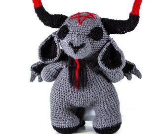 Custom Crochet Baphomet Plushie