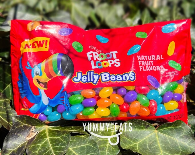 New Kellogg's Froot Loops Jelly Beans, 14 OZ Etsy