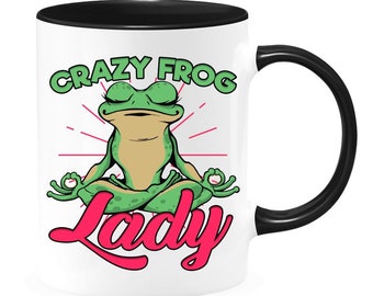 Details about Custom Mugs Beware of Crazy Frog Lady White Coffee Mug Tea Cup On Details about Custom Mugs Beware of Crazy Frog Lady White Coffee Mug Tea Cup On