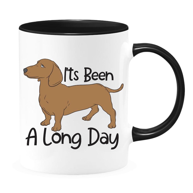 Dachshund Red Garden Party Ceramic Coffee Mug Dachshund Red Garden Party Ceramic Coffee Mug