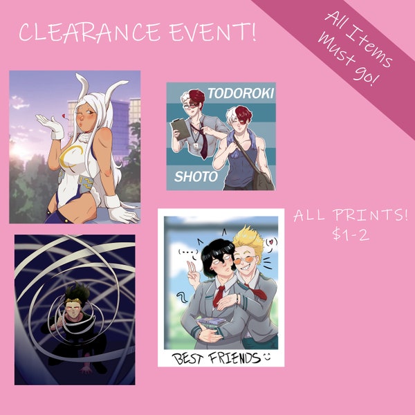 MHA Clearance Prints