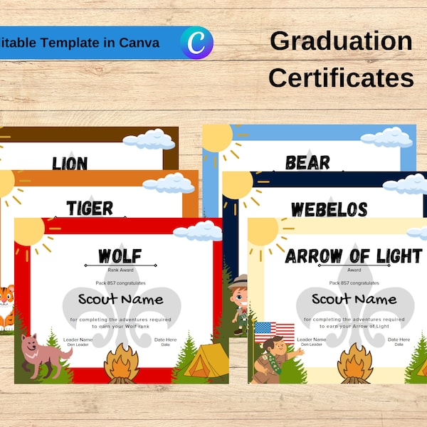 Rank Awards - DIY Printables