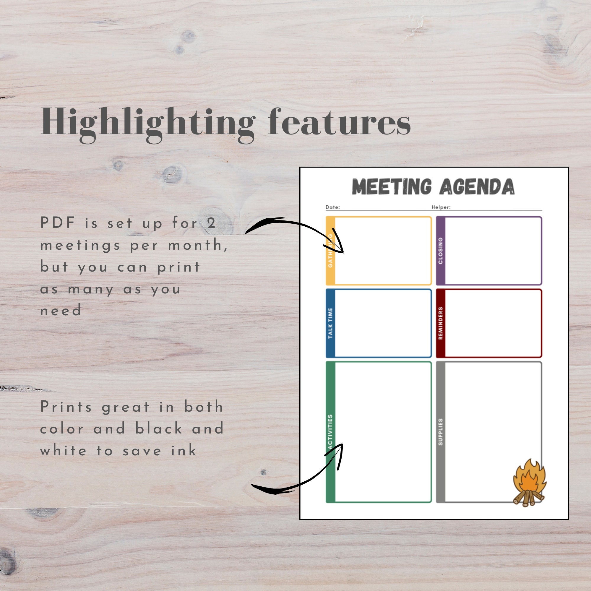 Scout Leader Planner Digital Printable PDF - Etsy