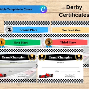 Derby Awards - DIY Printables - Etsy