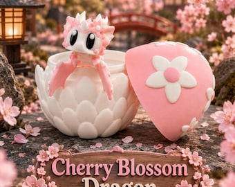 Articulated Cherry Blossom Dragon – Flexible Forest Fidget Toy Collectible