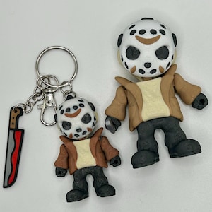 3D Printed Flexi Jason Figure: Keychain, Medium, and Large