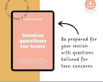 Preguntas de terapia para adolescentes: Guía práctica para consejeros (Descargar PDF)