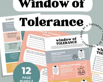 Window of Tolerance bundle for nervous system regulation
