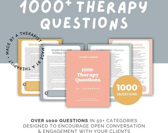 Therapy questioning therapytools practice questions therapist worksheets cheatsheet counselor questioning psychologist counseling resources