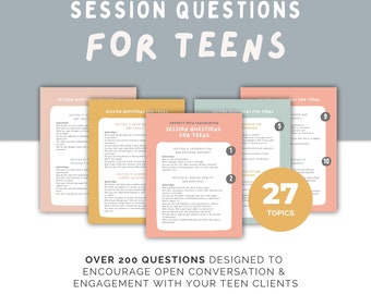 Teen therapy tool, engage teens, teen therapy questions, mental health, teen counselor, therapist, schoolcounselor, cheatsheet, teentherapy