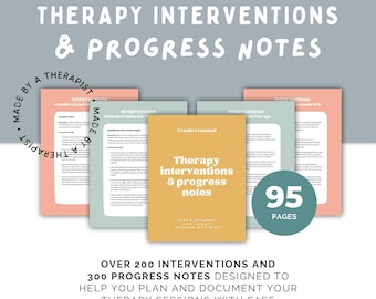 Therapie Eingriffe & Verlauf Notizen Spickzettel (PDF Download)