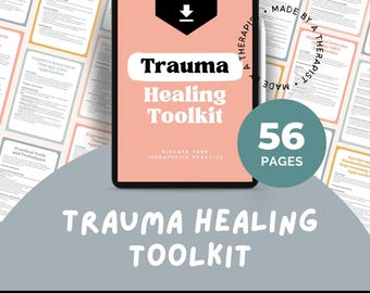 Traumatherapie Arbeitsblätter Heilungsressourcen Spickzettel Beratung Eingriffs-Tool Therapeuten Ratgeber psychische Gesundheit Toolkit Psychotherapie