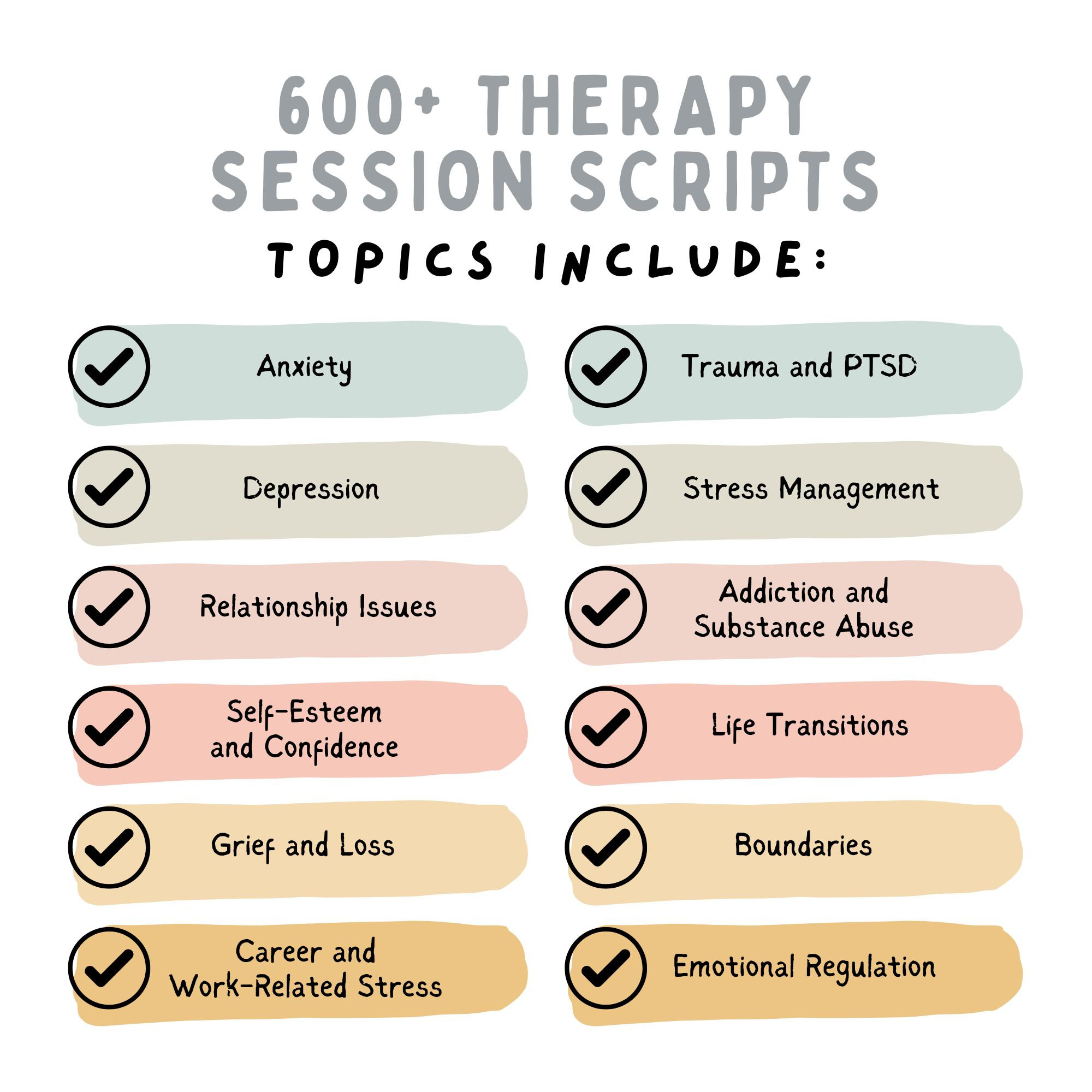 Therapy Session Scripts Cheat Sheet for Therapists Counselors Mental ...