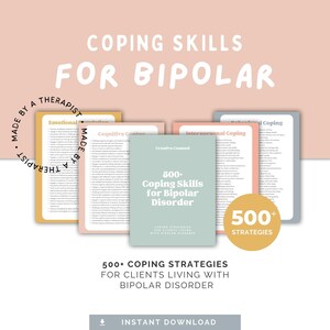 Bipolar disorder coping skills therapy coping strategies counseling intervention therapist strategy counsellor cope skill tool bi polar