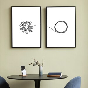 modern art for therapist office wall counsellor office