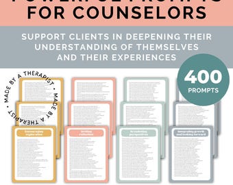 400 Reflective Therapy Prompts: Self-Discovery Questions (PDF Download)