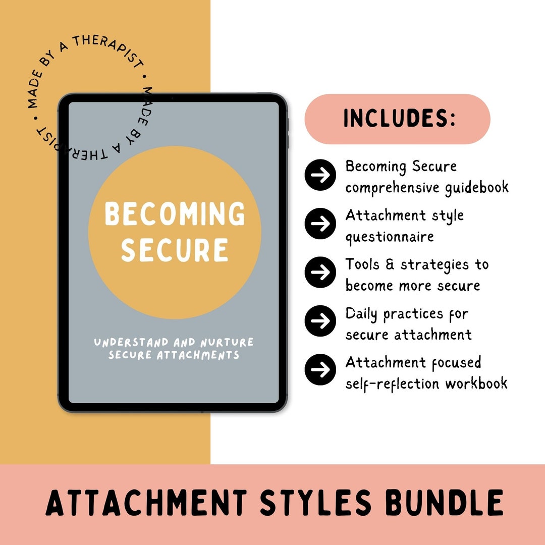 Becoming Secure Attachment Styles Therapy Bundle (PDF Download) - Etsy