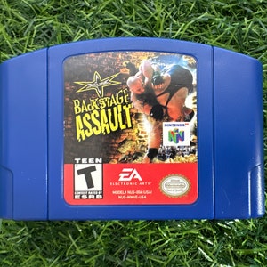Backstage Assault N64 Nintendo 64 Authentic