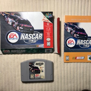 Nascar 99 N64 Authentic Complete Nintendo 64