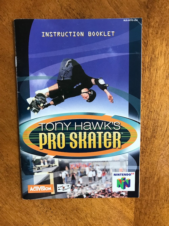 Nintendo 64 Instruction Booklet N64 Game Manual - Etsy