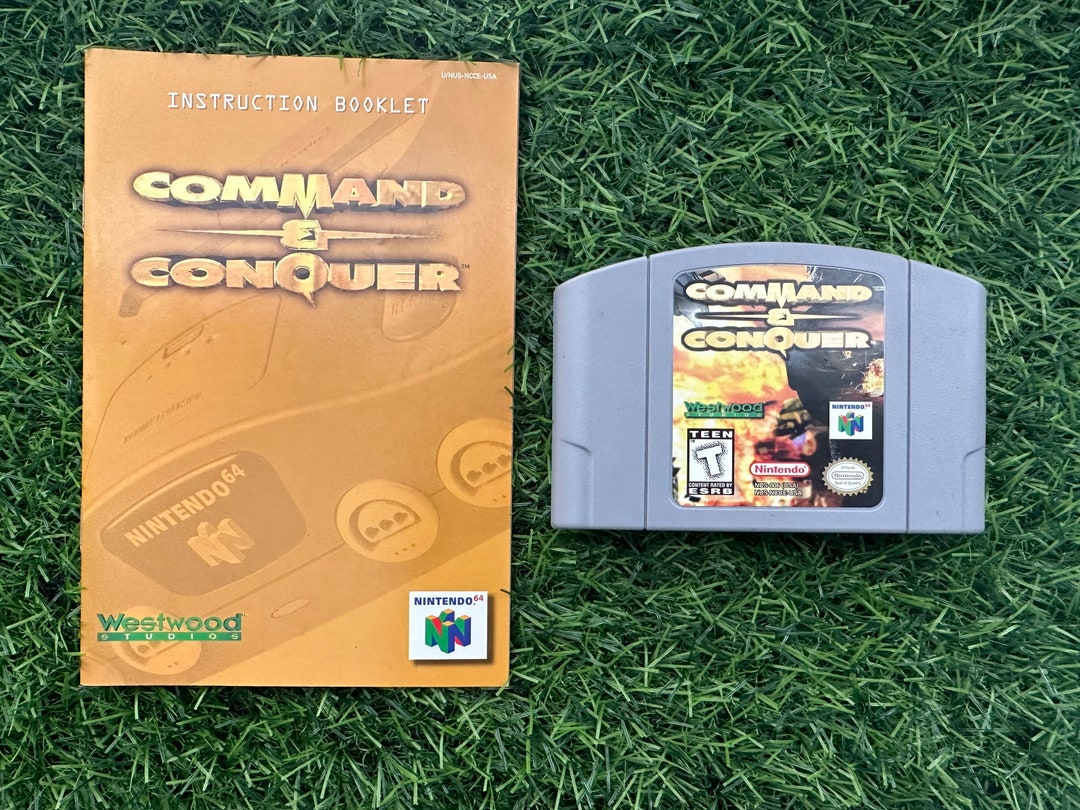 Command & Conquer N64 Authentic Nintendo 64 Game - Etsy