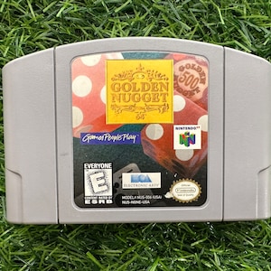 GOLDEN NUGGET 64  N64 Authentic Nintendo 64 Game Tested