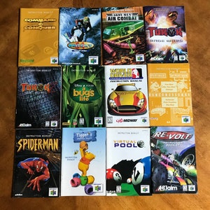 Nintendo 64 Instruction Booklet N64 Game Manual