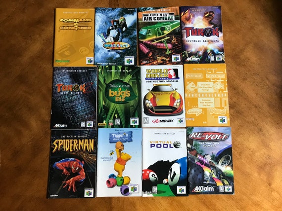 Nintendo 64 Instruction Booklet N64 Game Manual