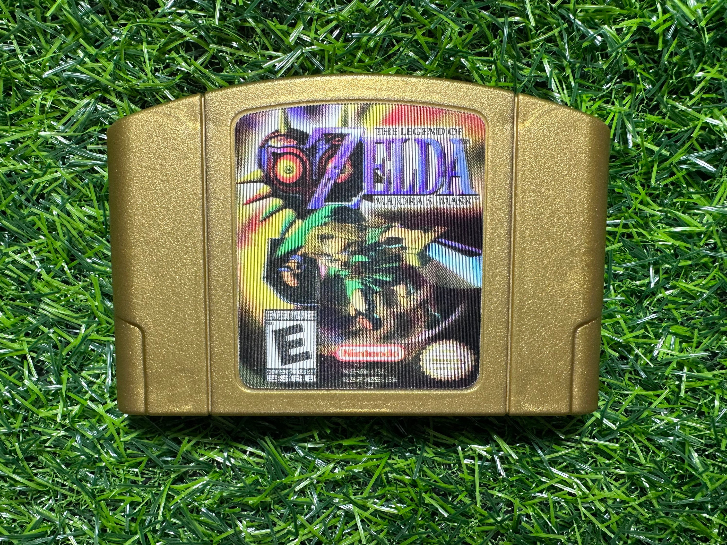 The Legend of Zelda Majora's Mask N64 Nintendo 64 Authentic Gold