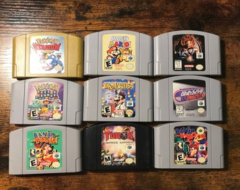 N64 Authentic Pokemon Stadium 2 Pokemon Puzzle League Paper Mario