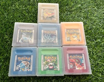 Crystal/Blue/Gold/Red/Silver/Green/Yellow Pokemon Game Boy Color set