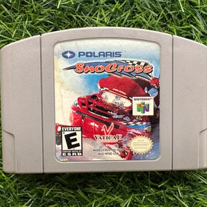 Polaris Snocross Nintendo N64 Authentic Nintendo 64 Game Tested
