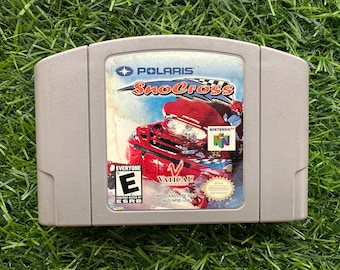 Polaris Snocross Nintendo N64 Authentic Nintendo 64 Game Tested