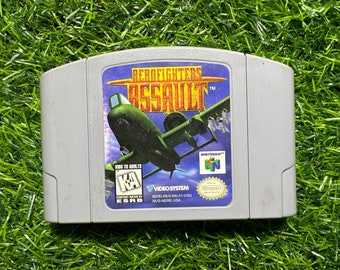 Aero Fighters Assault N64 Authentic Nintendo 64