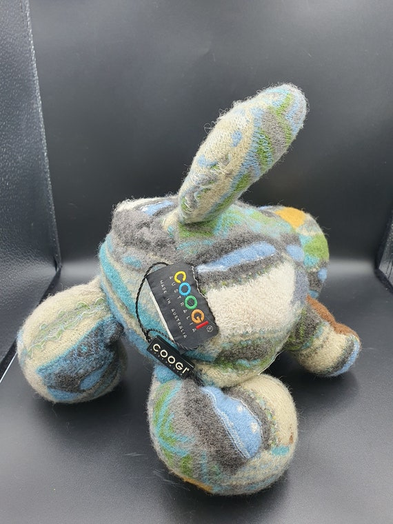 Vintage COOGI Australia Dingo Dog Stuffed Toy With Tags 90s