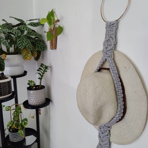 Macrame Single & Double Hat Hangers | Free Shipping