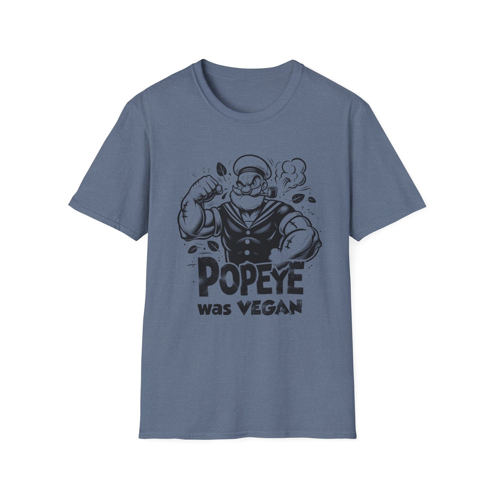 T-shirt Vintage Popeye Bread 2002 – Taille L Bleu, Neuf Sans étiquette