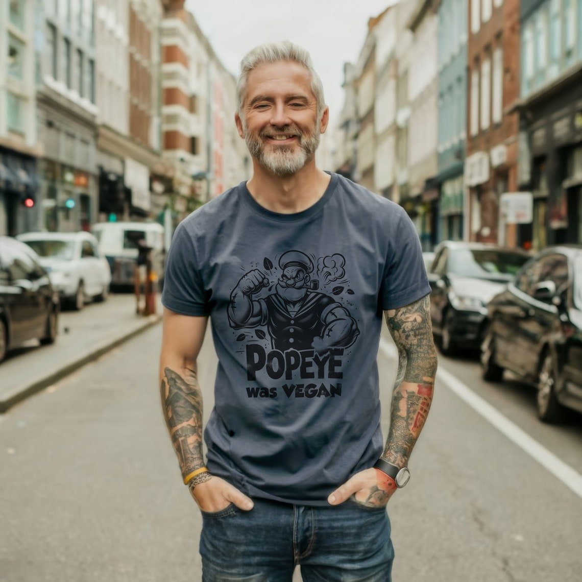 T shirt popeye pour hommes - France