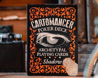 Cartomancer Shadow Spielkarten mit Cartomancy Anleitungsheft
