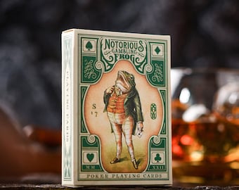 The Notorious Gambling Frog Custom Poker Playing Cards by Stockholm17