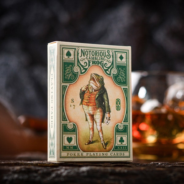 The Notorious Gambling Frog Custom Poker Playing Cards by Stockholm17