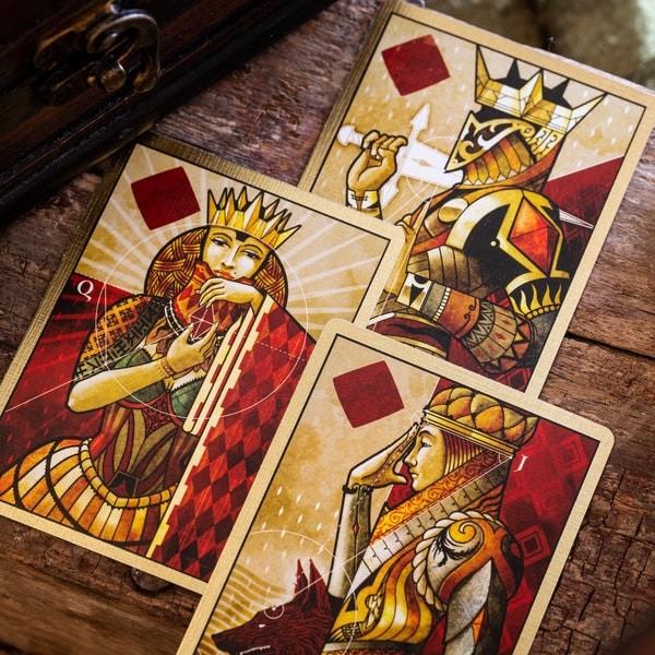 The House of the Rising Spade - Cartomancer V2 Playing Cards - Black Luxury Playing Cards - Limited Edition