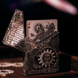 Unique and Custom Steampunk Playing Cards